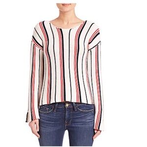 FRAME Striped Crew Sweater / Size S